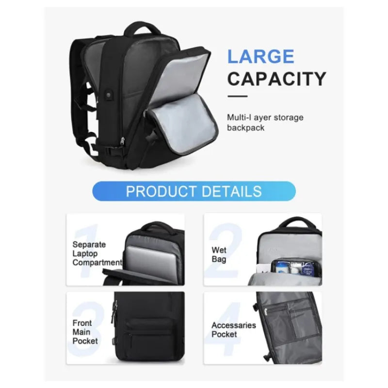 Large Capacity Travel & Laptop Backpack